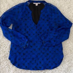 Diane Von  Furstenberg size 4 blouse